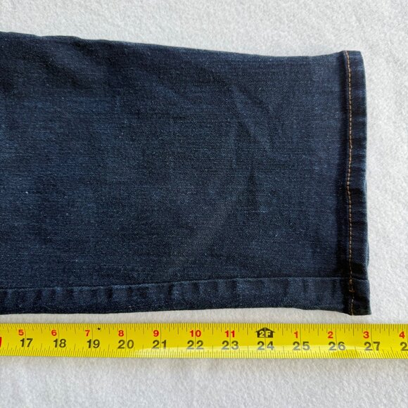 Gloria Vanderbilt Women's Amanda Stretch Blue Denim Jeans Plus Size 18W Short - Picture 10 of 10